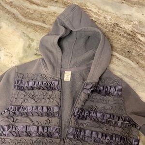 Gray zipper hoodie
